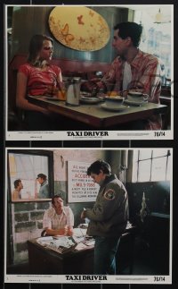 5b1674 TAXI DRIVER 4 8x10 mini LCs 1976 great images of Robert De Niro, Scorsese, Shepherd, Foster!