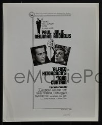 5b1675 TORN CURTAIN 4 8x10 stills 1966 Paul Newman, Julie Andrews, Hitchcock, all with poster art!