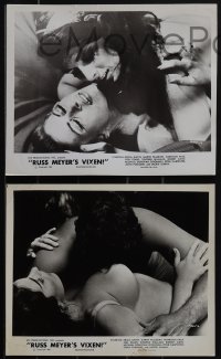 5b1658 VIXEN 5 8x10 stills 1968 classic Russ Meyer, is sexy naked Erica Gavin woman or animal?