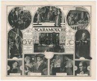 5b1430 SCARAMOUCHE herald 1923 Ramon Novarro, Rafael Sabatini, directed by Rex Ingram, rare!