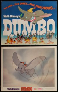 5b0715 DUMBO 5 LCs R1972 great images from Walt Disney circus elephant classic, complete set!