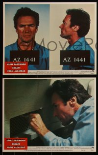 5b0680 ESCAPE FROM ALCATRAZ 8 LCs 1979 Clint Eastwood in famous prison, directed by Don Siegel!