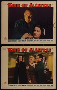 5b0733 KING OF ALCATRAZ 3 LCs 1938 great images of J. Carrol Naish, Gail Patrick, Virginia Vale!