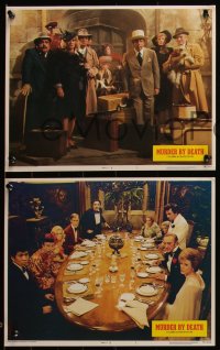 5b0695 MURDER BY DEATH 8 LCs 1976 Peter Sellers, David Niven, Peter Falk, Maggie Smith!