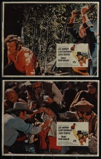 5b0699 PAINT YOUR WAGON 8 LCs 1969 Clint Eastwood, Lee Marvin, Jean Seberg, Lesser border art!