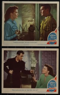 5b0713 UNDERCURRENT 6 LCs 1946 cool images of Katharine Hepburn, Robert Taylor, Edmund Gwenn!