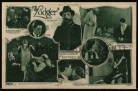 5b0475 LODGER English magazine supplement 1927 early Alfred Hitchcock, Ivor Novello, June, rare!