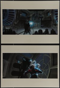 5b0230 RETURN OF THE JEDI art portfolio 1983 20 prints with cool production art by Ralph McQuarrie!