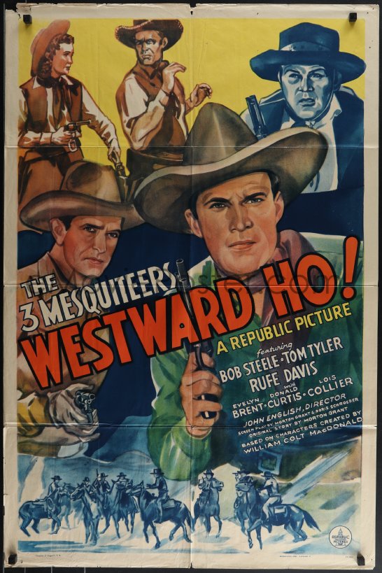 eMoviePoster.com: 5b1365 WESTWARD HO 1sh 1942 The Three Mesquiteers ...