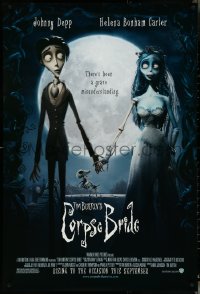 5c0589 CORPSE BRIDE advance DS 1sh 2005 Tim Burton horror musical, rising to the occasion this year!