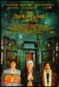 5c0592 DARJEELING LIMITED advance DS 1sh 2007 Wes Anderson, Owen Wilson, Brody, Schwartzman!