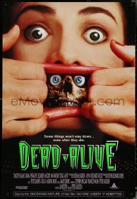 5c0596 DEAD ALIVE 1sh 1992 Peter Jackson gore-fest, some things won't stay down!