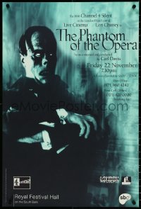 5c0089 PHANTOM OF THE OPERA English double crown R1996 Lon Chaney, from Gaston Leroux's novel!