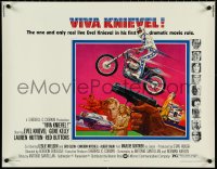 5c0523 VIVA KNIEVEL 1/2sh 1977 best artwork of the greatest daredevil jumping his motorcycle!