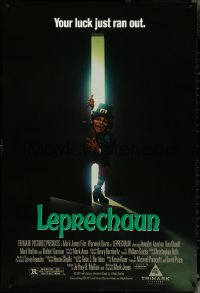 5c0727 LEPRECHAUN 1sh 1993 Warwick Davis, super young Jennifer Aniston, your luck just ran out!