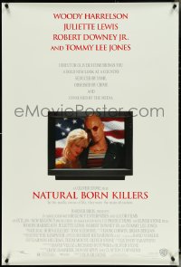 5c0772 NATURAL BORN KILLERS DS 1sh 1994 Oliver Stone, Woody Harrelson & Juliette Lewis on TV!