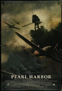 5c0788 PEARL HARBOR advance DS 1sh 2001 Ben Affleck, Beckinsale, Hartnett, bombers over battleship!