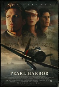 5c0787 PEARL HARBOR advance DS 1sh 2001 cast portrait of Ben Affleck, Josh Hartnett, Beckinsale, WWII