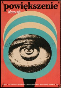 5c0149 BLOW-UP commercial Polish 27x39 2019 Michelangelo Antonioni, fantastic art of eyes!