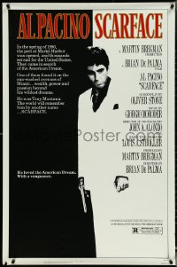 5c0839 SCARFACE 1sh 1983 Al Pacino as Tony Montana, Brian De Palma, Oliver Stone classic!