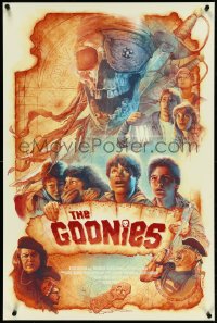 5c0198 GOONIES #63/285 24x36 art print 2019 art by Barret Chapman, regular edition!