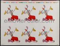 5c0399 WHO FRAMED ROGER RABBIT printer's test DS 20x26 special poster 1988 six images of him!