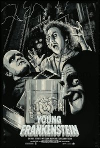 5c0209 YOUNG FRANKENSTEIN #54/175 24x36 art print 2018 art of Wilder, top cast by Vance Kelly!