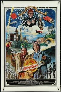 5c0871 STRANGE BREW int'l 1sh 1983 art of hosers Rick Moranis & Dave Thomas with beer by John Solie!