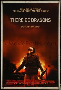 5c0888 THERE BE DRAGONS advance DS 1sh 2011 Roland Joffe, Charlie Cox, even saints have a past!