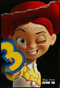 5c0902 TOY STORY 3 advance DS 1sh 2010 Disney & Pixar, close-up of cowgirl Jessie!