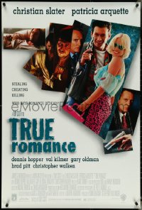 5c0911 TRUE ROMANCE DS 1sh 1993 Christian Slater, Patricia Arquette, by Quentin Tarantino!