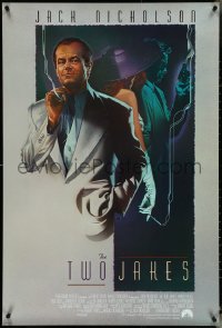 5c0912 TWO JAKES int'l 1sh 1990 cool full-length art of smoking Jack Nicholson by Rodriguez!