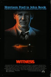 5c0941 WITNESS 1sh 1985 big city cop Harrison Ford in Amish country, directed by Peter Weir!