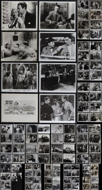 5d0719 LOT OF 101 REPRO PHOTOS 1980s great portraits of top stars & scenes from classic movies!