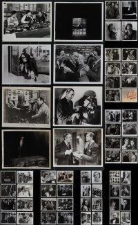 5d0725 LOT OF 76 REPRO PHOTOS 1980s great portraits of top stars & scenes from classic movies!