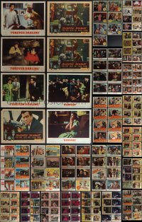 5d0294 LOT OF 359 LOBBY CARDS 1950s-1960s mostly incomplete sets from several different movies!