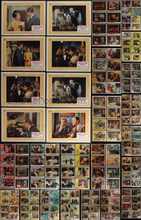 5d0295 LOT OF 287 LOBBY CARDS 1940s-1960s complete & incomplete sets from several different movies!