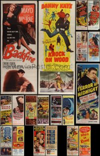 5d0778 LOT OF 21 FORMERLY FOLDED INSERTS 1940s-1950s great images from a variety of movies!