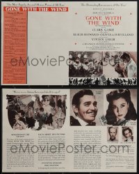 5d0141 LOT OF 6 GONE WITH THE WIND HERALDS 1939 Clark Gable, Vivien Leigh, Margaret Mitchell!