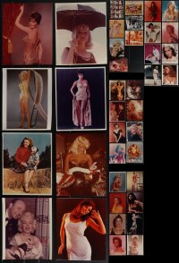 5d0728 LOT OF 39 COLOR REPRO PHOTOS 1980s great portraits of beautiful actresses & more!