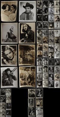 5d0599 LOT OF 78 8X10 STILLS 1940s-1970s scenes & portraits from a variety of different movies!