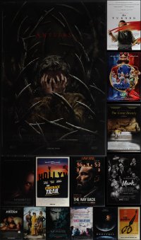 5d1034 LOT OF 16 UNFOLDED MOSTLY DOUBLE-SIDED 27X40 2010s-2020s ONE-SHEETS 2010s-2020s cool movie images!