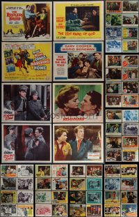 5d0311 LOT OF 86 1950S LOBBY CARDS 1950s incomplete sets from a variety of different movies!