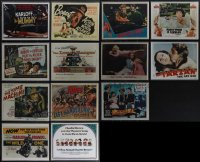 5d0552 LOT OF 13 11X14 REPRO POSTERS OF LOBBY CARDS IN SLEEVES 1980s cool classic movie images!