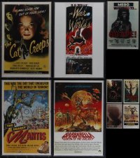 5d0176 LOT OF 9 11X17 HORROR/SCI-FI REPRODUCTION POSTERS IN SLEEVES 1980s classic movie images!