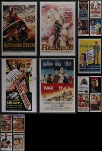 5d0154 LOT OF 17 11X17 REPRODUCTION POSTERS IN SLEEVES 1980s classic movie images!