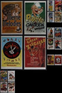 5d0152 LOT OF 18 11X17 REPRODUCTION POSTERS IN SLEEVES 1980s classic movie images!