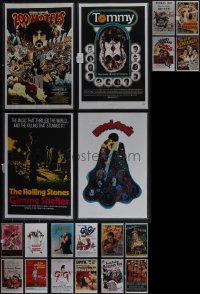 5d0149 LOT OF 20 11X17 REPRODUCTION POSTERS OF MUSICALS IN SLEEVES 1980s classic movie images!