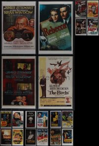 5d0150 LOT OF 20 11X17 REPRODUCTION POSTERS IN SLEEVES 1980s classic movie images!