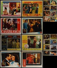 5d0551 LOT OF 24 11X14 COLOR REPROS OF CLASSIC LOBBY CARDS 1980s scenes from ultra rare cards!